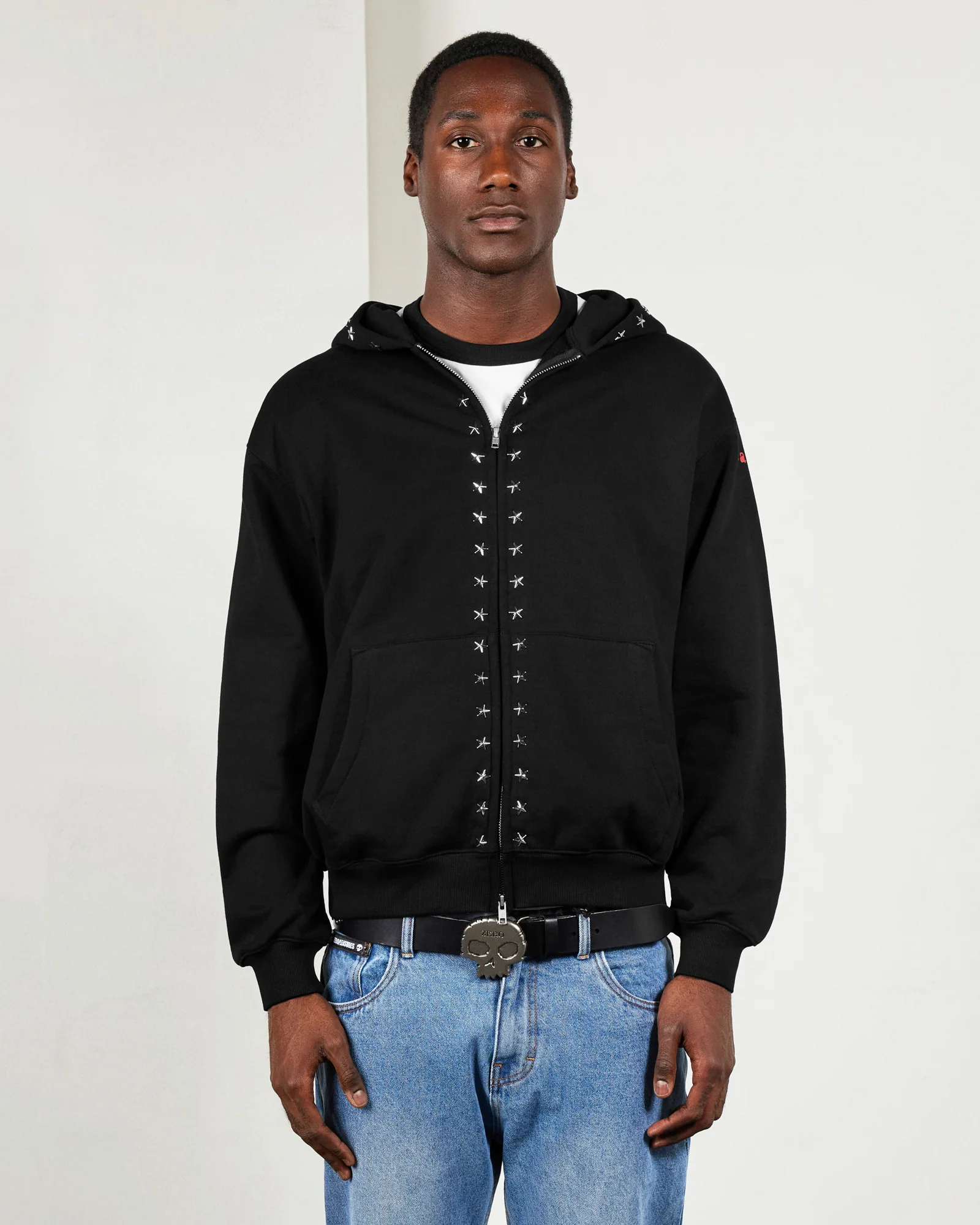 ZERO STUDDED HOODIE - Image 3