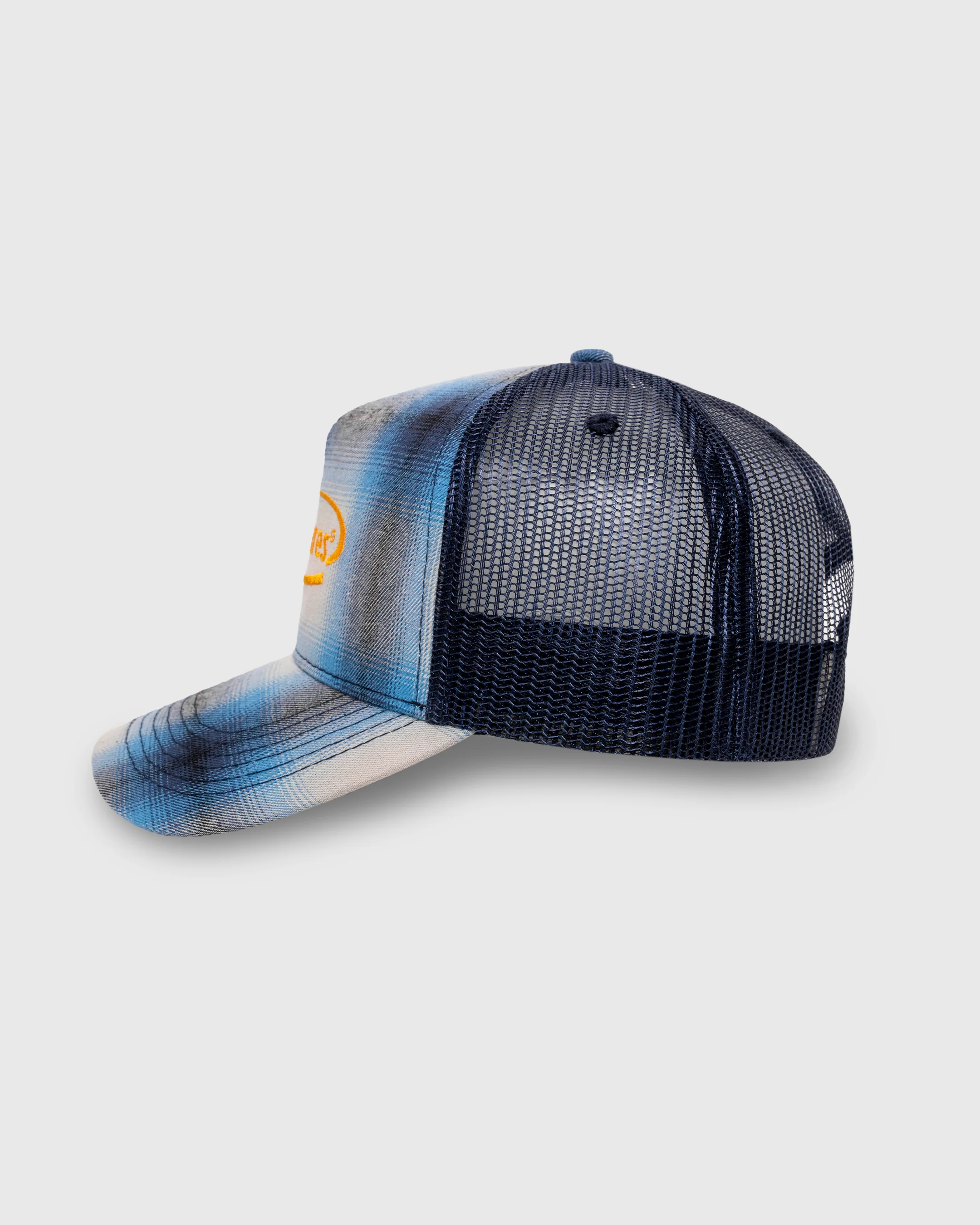 HAPPIER PLAID TRUCKER CAP - Image 6