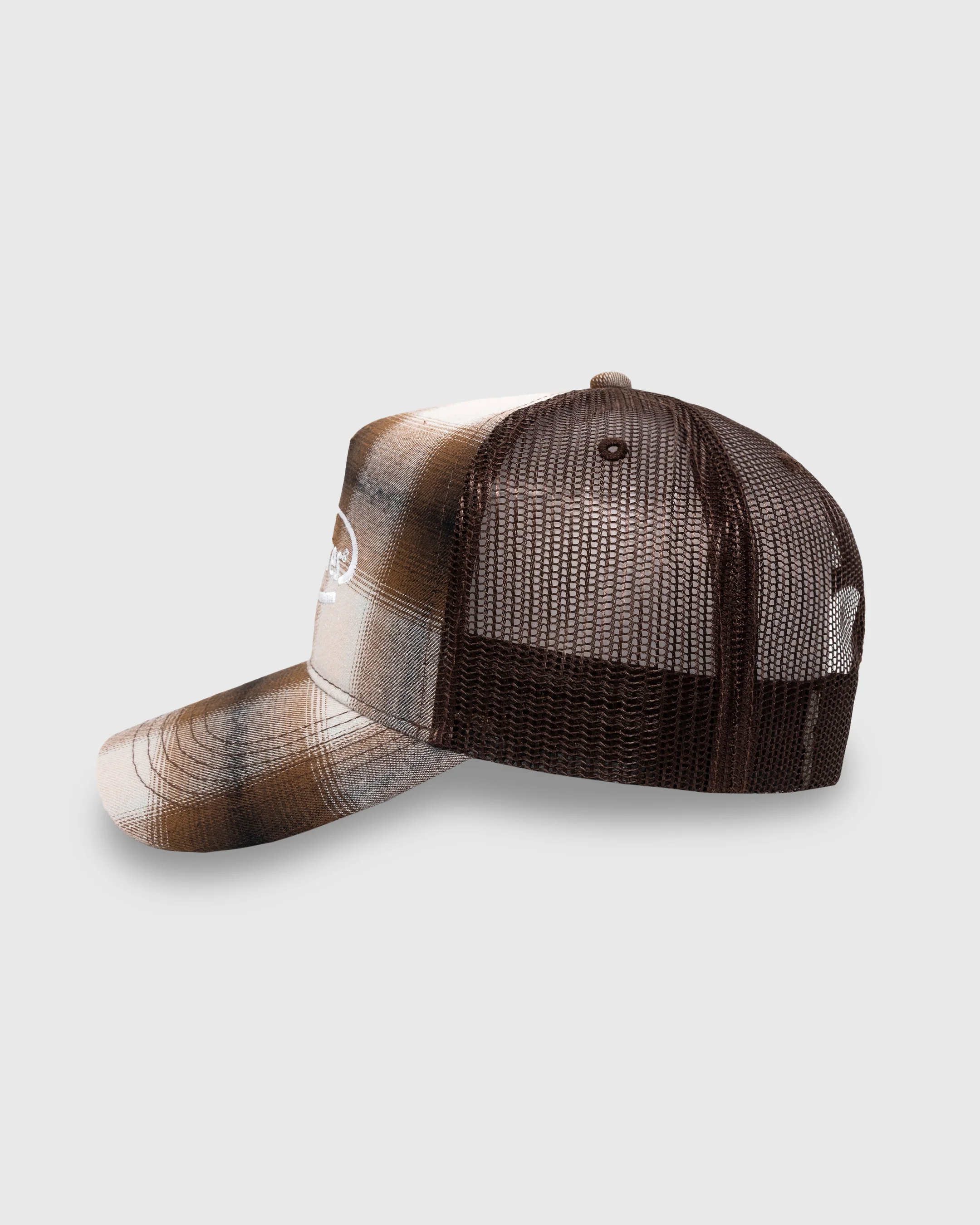 HAPPIER PLAID TRUCKER CAP - Image 6