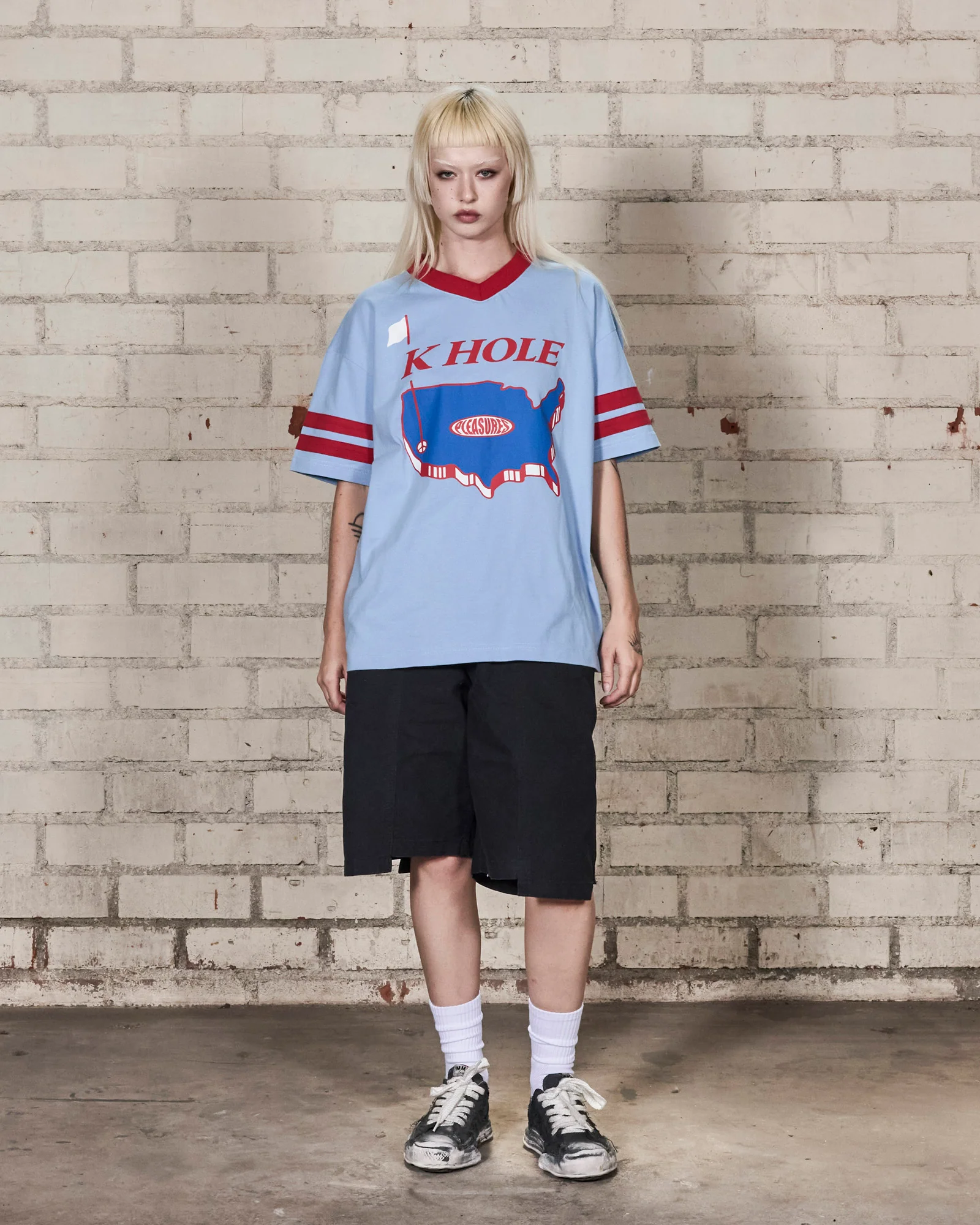 HOLE V-NECK JERSEY - Image 6