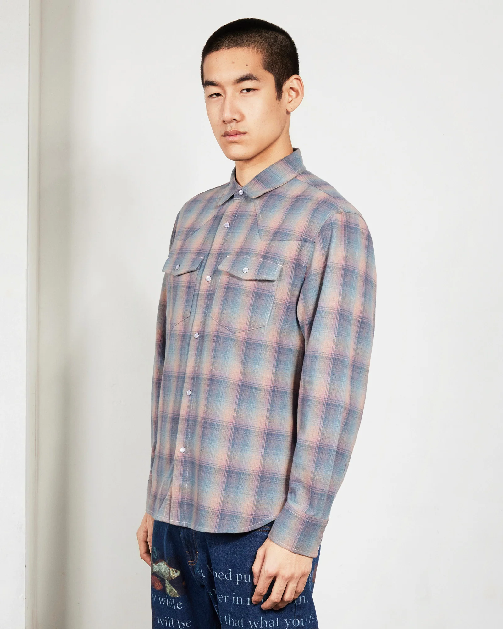 SENDER WESTERN BUTTON UP - Image 4