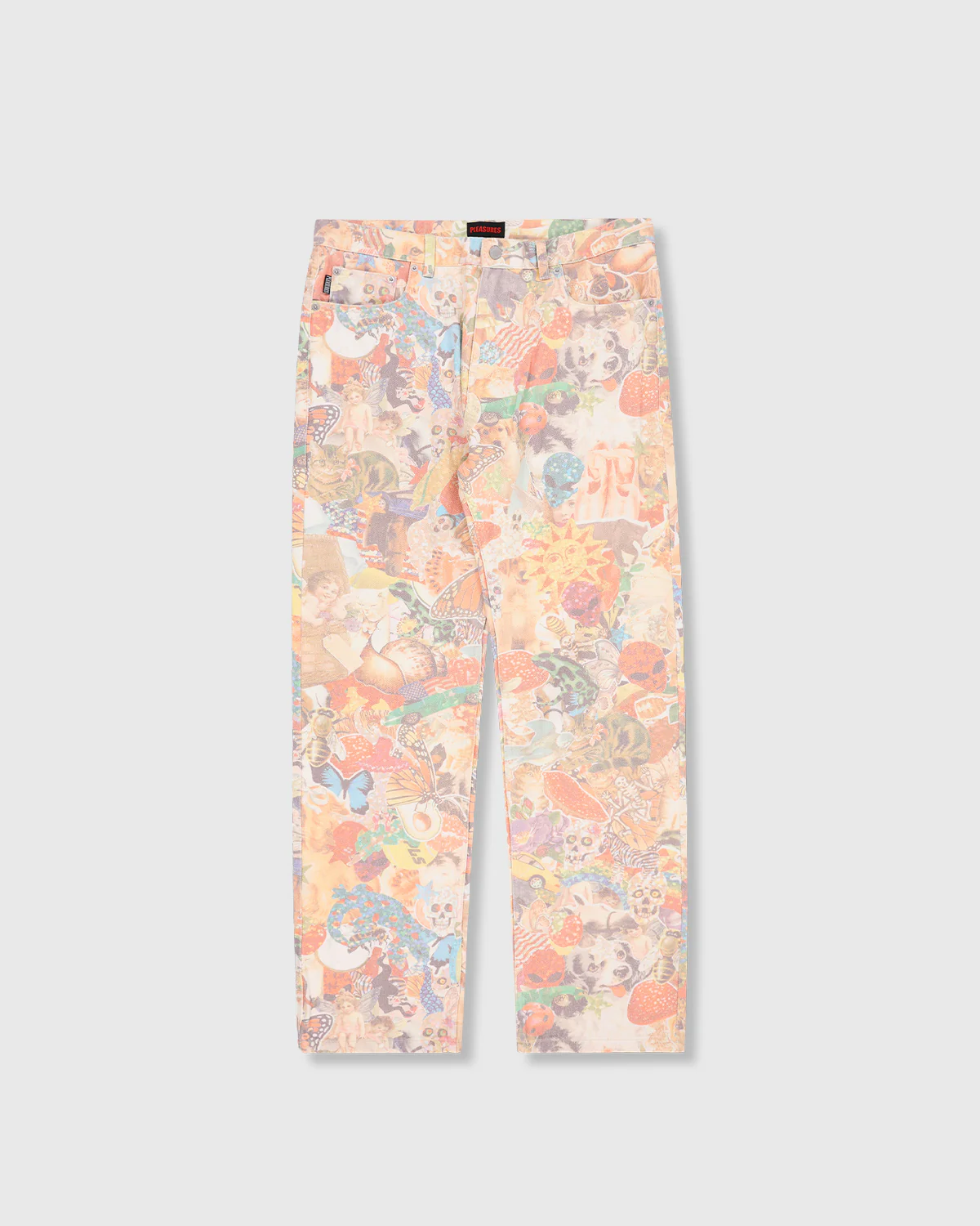 STICKERS STRAIGHT LEG JEANS