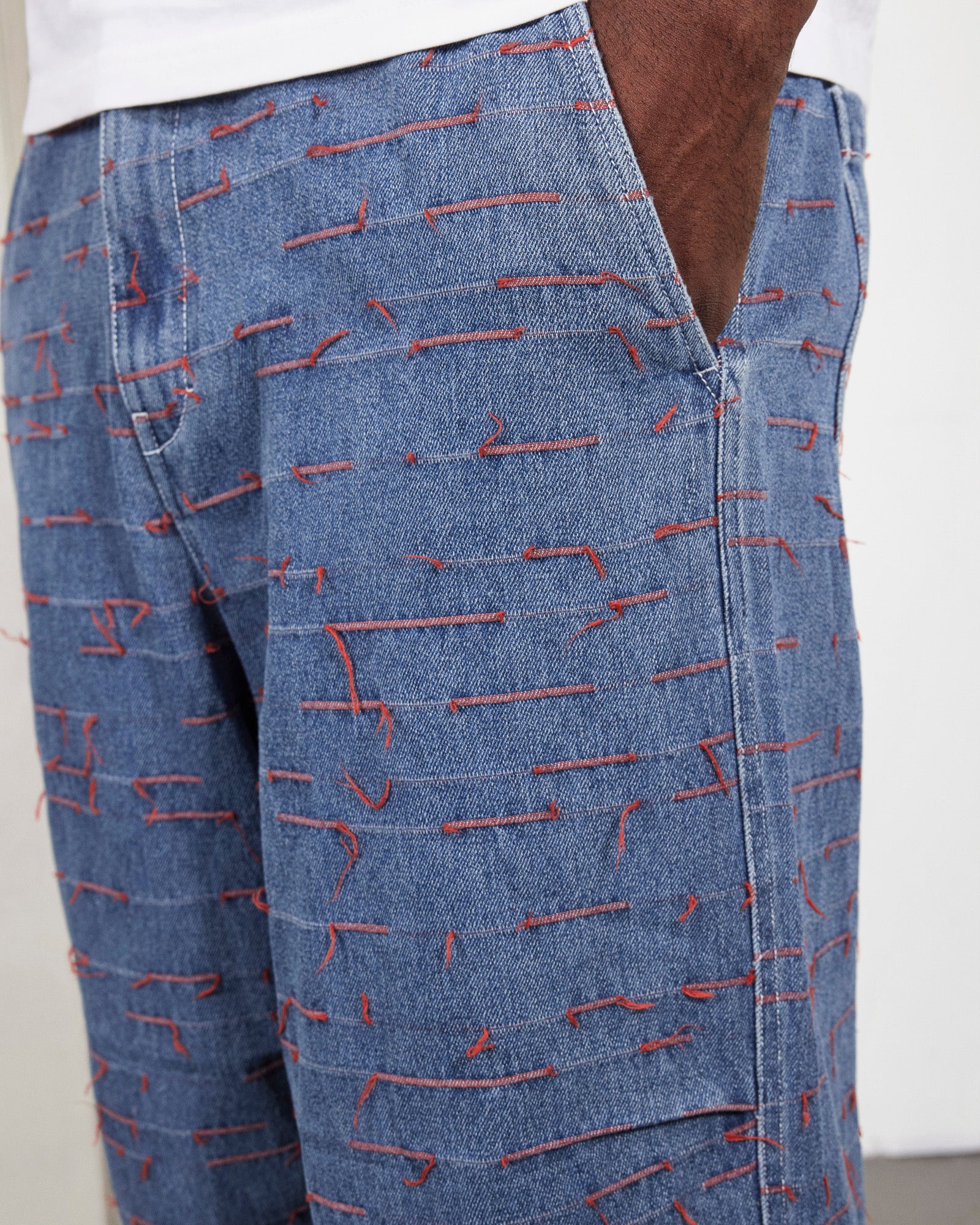 STROKES DENIM PARACHUTE PANTS - Image 6