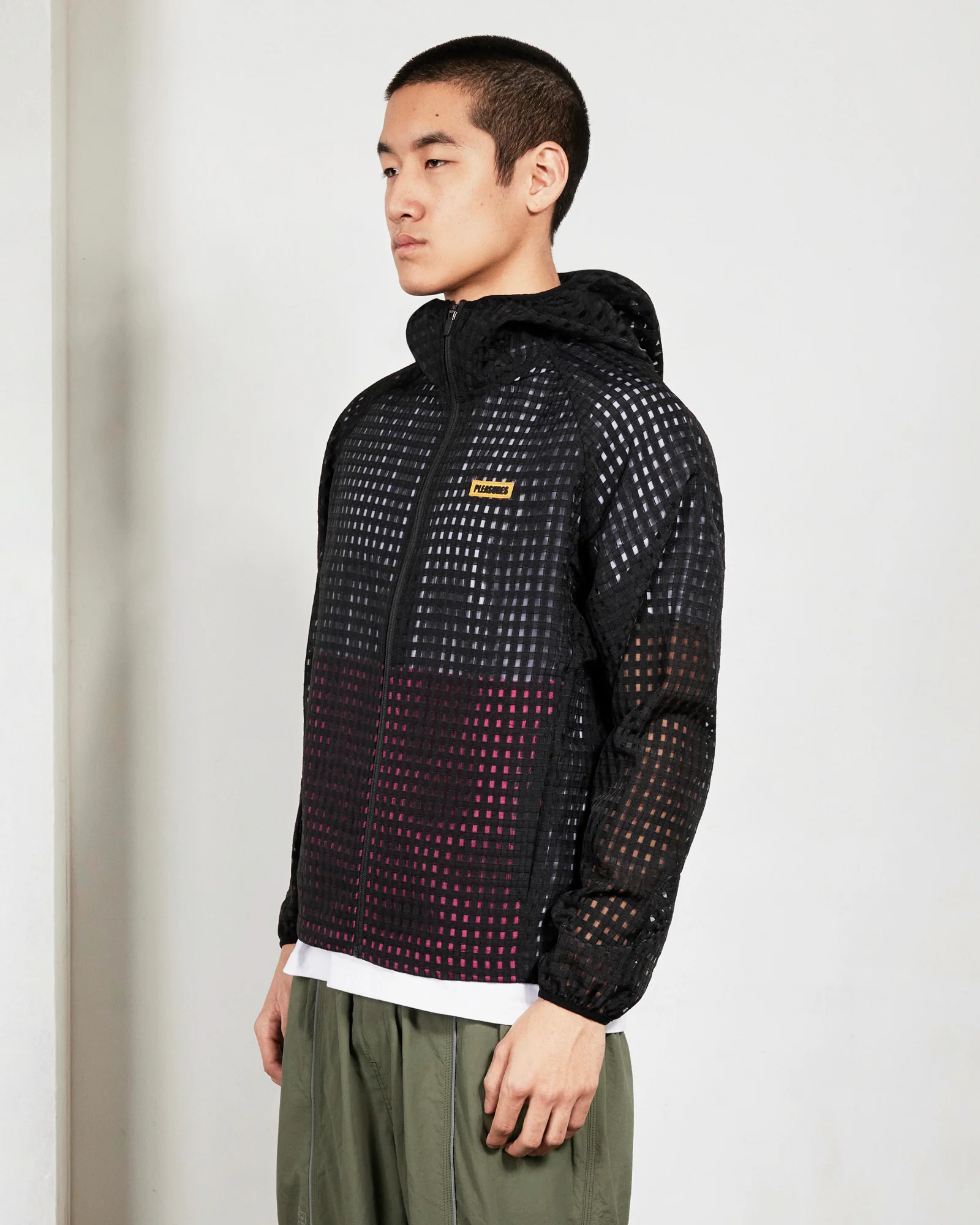 SYSTEM PLAID HOODED JACKET - Image 3