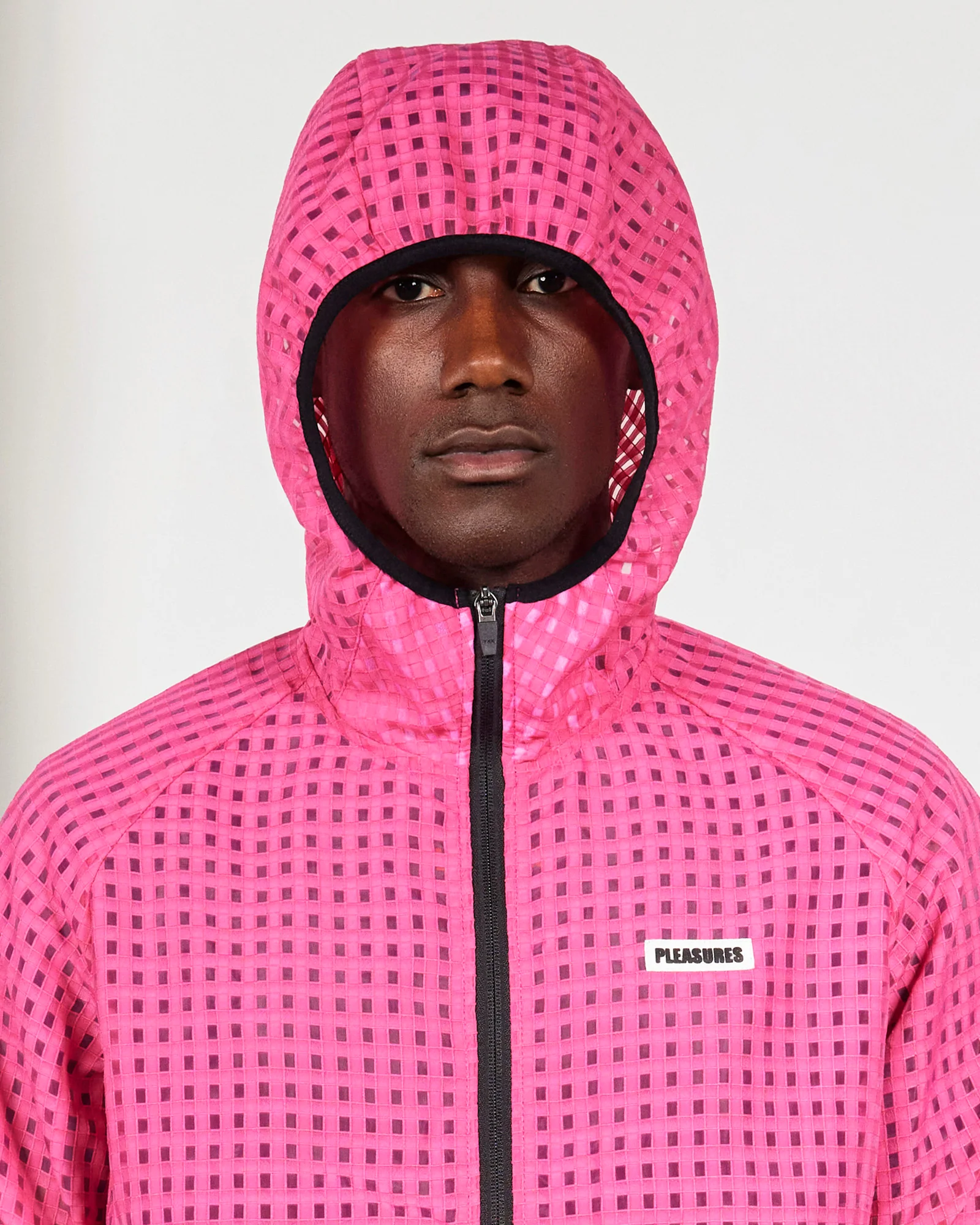 SYSTEM PLAID HOODED JACKET - Image 5