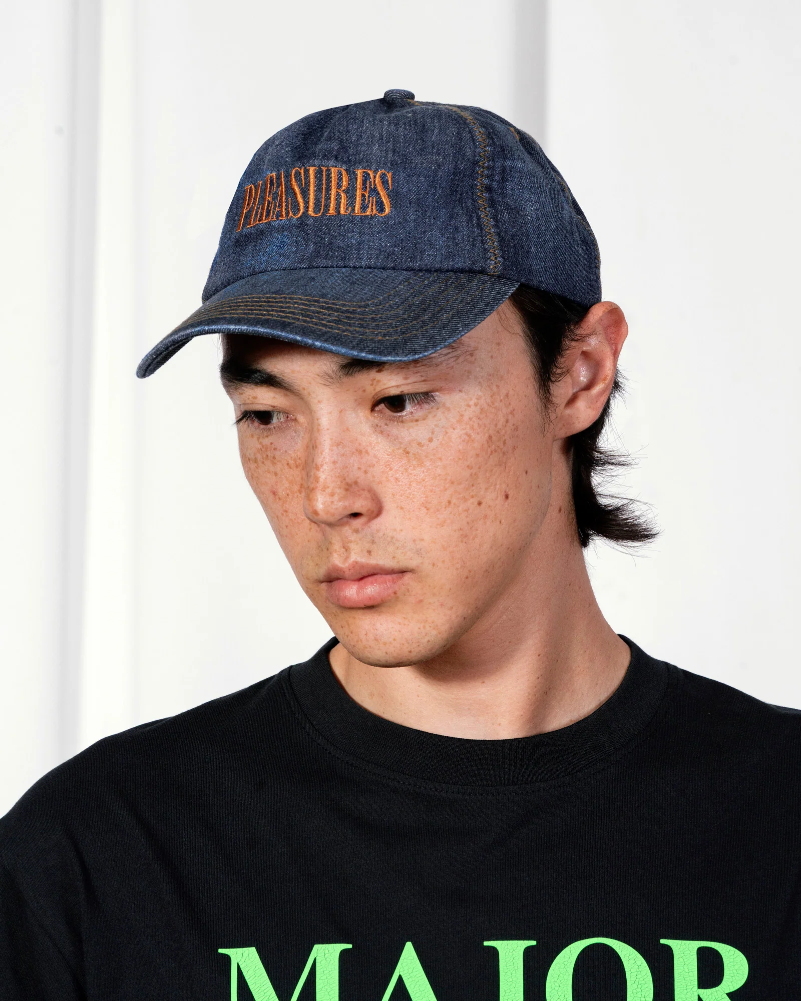 ZIG ZAG DENIM CAP - Image 3