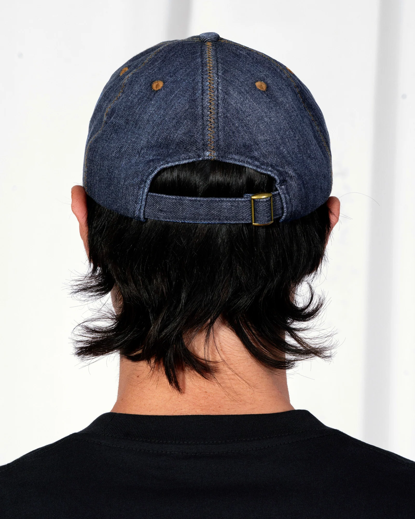 ZIG ZAG DENIM CAP - Image 4